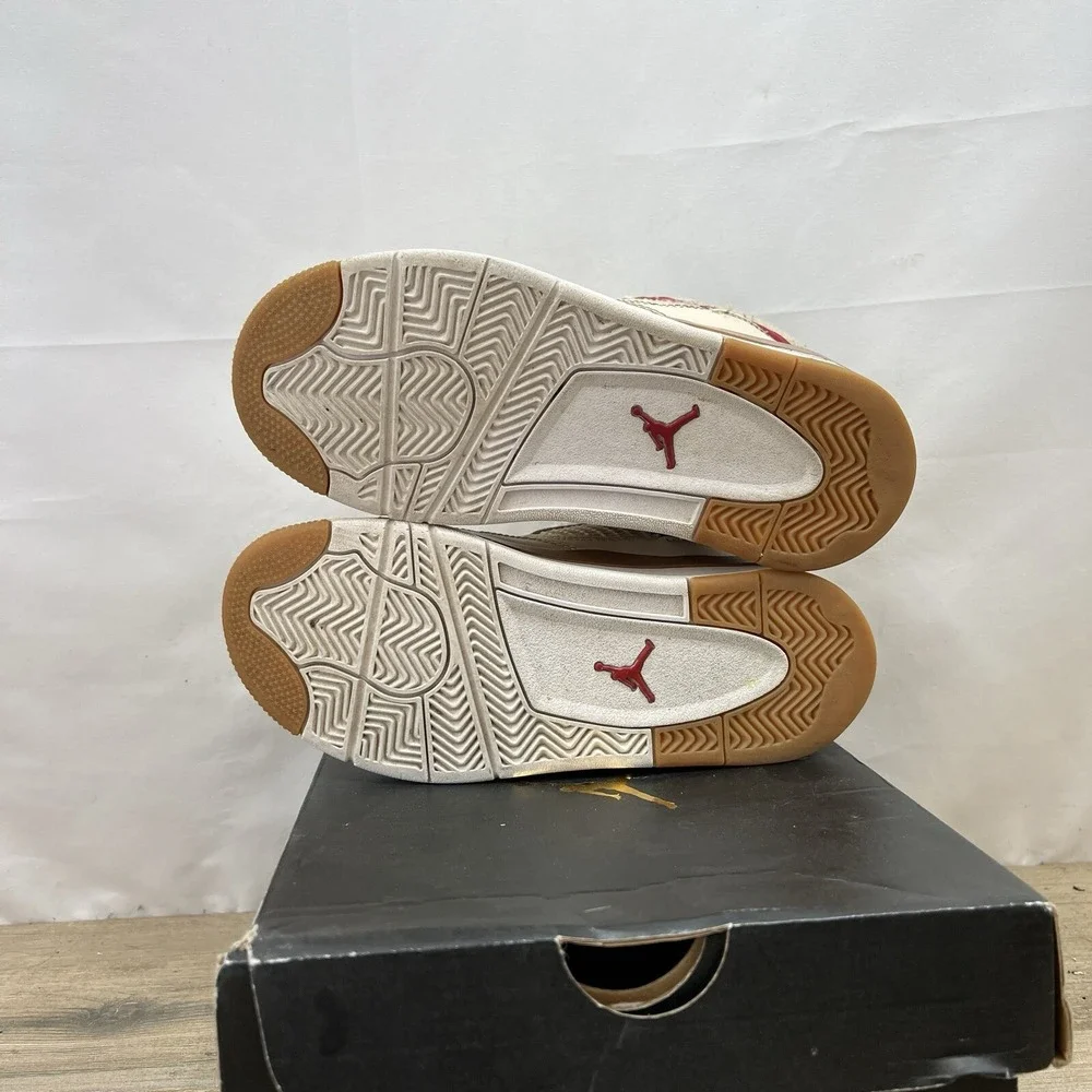 Jordan 4 Retro PS Where The Wild Things‎ Are Pearl White DH0573-264 Kids 3Y